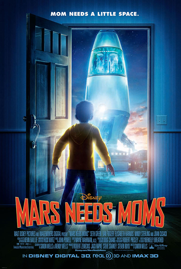 ดูหนังออนไลน์ฟรี Mars Needs Moms (2011) ภารกิจแอบจิ๊กตัวแม่บนดาวมฤตยู