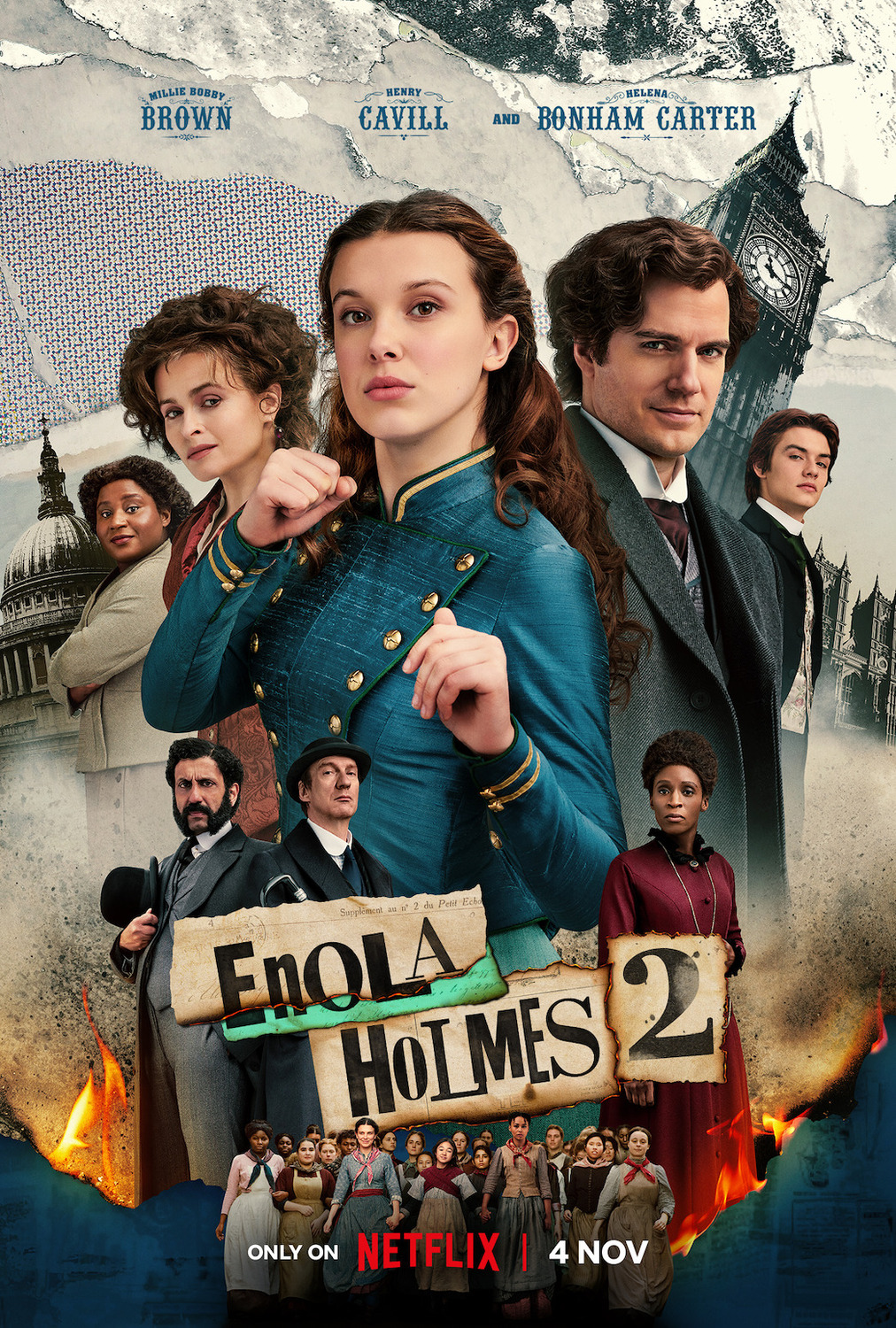 ดูหนังออนไลน์ Enola Holmes 2 เอโนลา โฮล์มส์ 2 (2022) พากย์ไทย